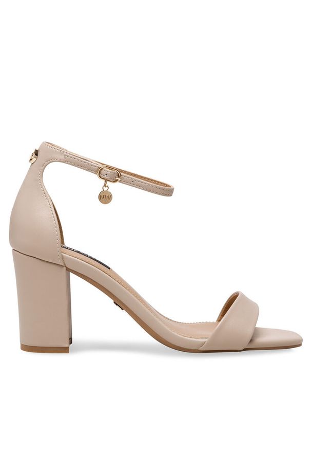 Sandały Nine West. Kolor: beżowy