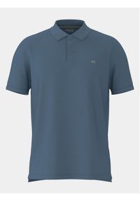 Selected Homme Polo 16087839 Niebieski Regular Fit. Typ kołnierza: polo. Kolor: niebieski. Materiał: bawełna #1