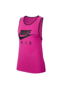 Koszulka damska Nike Air CJ1868. Materiał: materiał, poliester, tkanina. Długość rękawa: bez rękawów. Technologia: Dri-Fit (Nike). Długość: długie #6