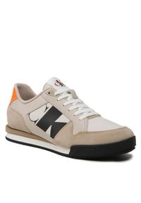 Sneakersy Calvin Klein Jeans. Kolor: beżowy. Materiał: skóra #1