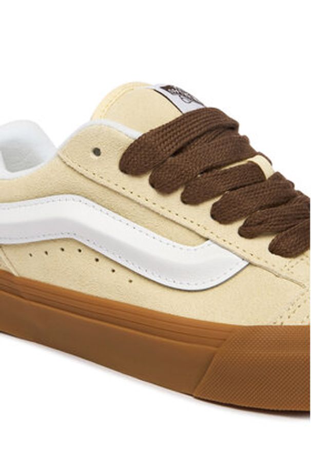 Vans Tenisówki Knu Skool VN000D6ZFLR1 Żółty. Kolor: żółty. Materiał: skóra, zamsz
