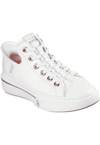 skechers - Buty sportowe damskie Skechers Snoop One og Leather. Kolor: biały. Materiał: skóra ekologiczna, materiał. Model: Skechers Sport. Sport: turystyka piesza #1