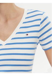 TOMMY HILFIGER - Tommy Hilfiger T-Shirt New Cody WW0WW40584 Niebieski Slim Fit. Kolor: niebieski. Materiał: bawełna #5