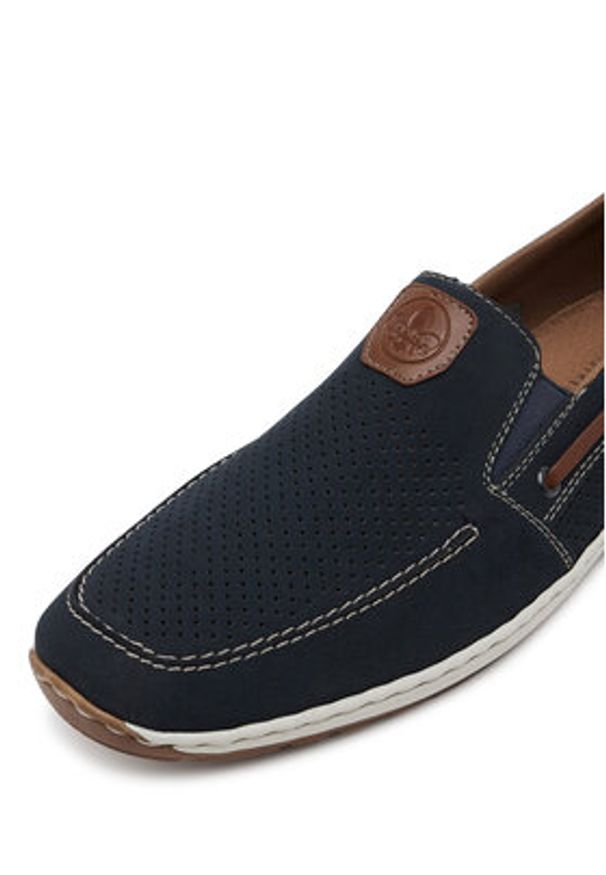 Rieker Półbuty 08866-15 Granatowy. Kolor: niebieski. Materiał: syntetyk, materiał