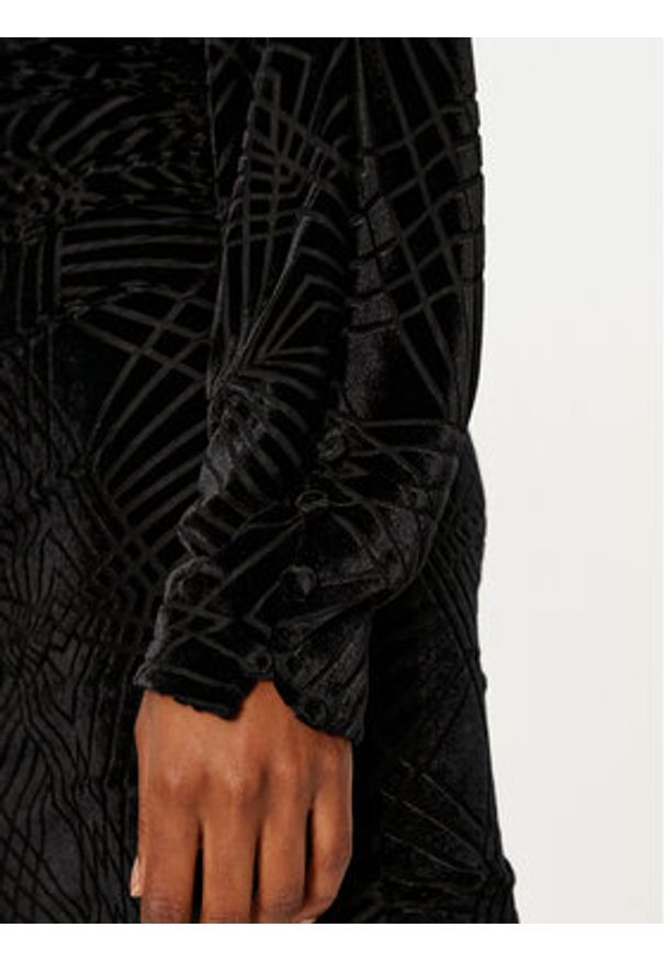 Pinko - PINKO Sukienka koktajlowa Bernieri 104482 A29H Czarny Regular Fit. Kolor: czarny. Materiał: syntetyk. Styl: wizytowy