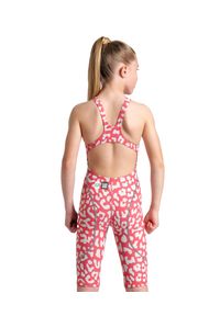 Strój Startowy Arena St Next Le Ob Leopard junior. Kolor: różowy. Wzór: aplikacja #2