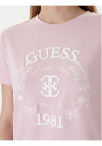 Guess T-Shirt V6RI12 J1314 Różowy Regular Fit. Kolor: różowy. Materiał: bawełna #2