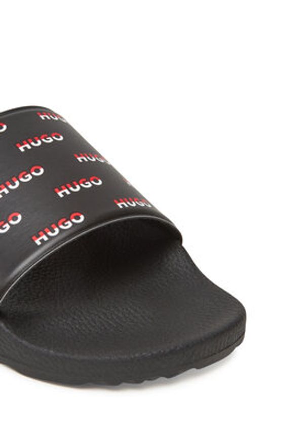 Hugo - HUGO Klapki Timein 50548659 Czarny. Kolor: czarny