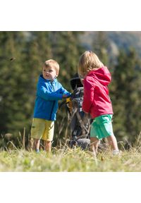 quechua - Spodenki turystyczne dla dzieci Quechua MH500. Kolor: niebieski. Materiał: bawełna, poliester, materiał. Sezon: lato