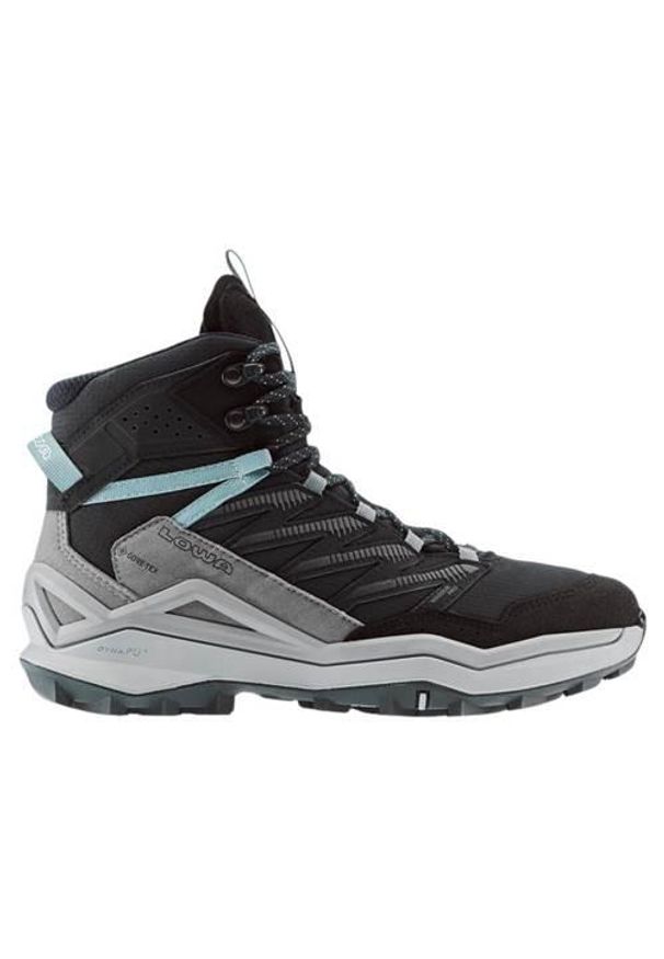 Buty trekkingowe damskie Lowa Maddox Mid Gtx. Kolor: czarny. Materiał: materiał, syntetyk. Szerokość cholewki: normalna