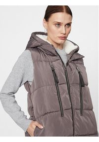 only - ONLY Bezrękawnik 15300259 Szary Regular Fit. Kolor: szary. Materiał: syntetyk. Długość rękawa: bez rękawów