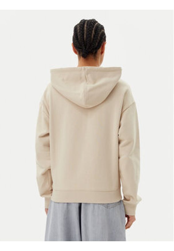 Hugo - HUGO Bluza Delfinia 50522423 Beżowy Regular Fit. Kolor: beżowy. Materiał: bawełna