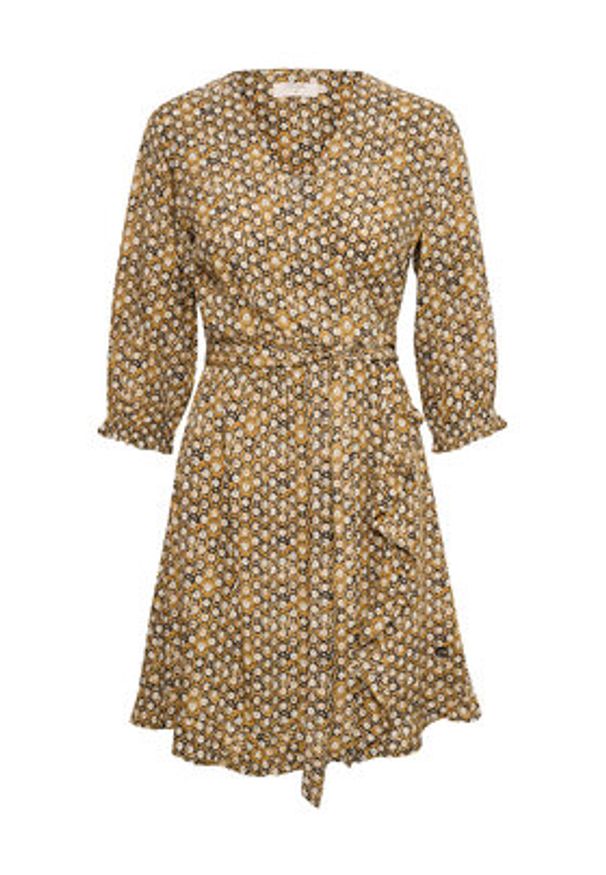 Cream Sukienka codzienna Crtiah Wrap 10611681 Kolorowy Feminine Fit. Okazja: na co dzień. Materiał: wiskoza. Wzór: kolorowy. Typ sukienki: proste. Styl: casual