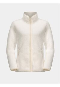 Jack Wolfskin Polar High Curl Jacket 1708732 Écru Regular Fit. Materiał: syntetyk