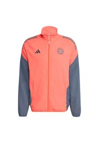 Adidas - Kurtka dresowa Prematch Bayern Monachium 2025/26. Kolor: pomarańczowy. Materiał: dresówka. Sport: piłka nożna #1