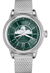 AVIATOR - Zegarek Aviator Zegarek damski Aviator V.1.33.0.262.5 srebrny. Kolor: srebrny #1