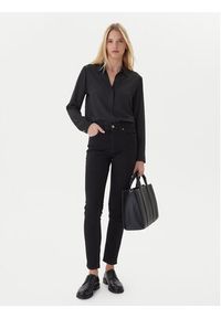 TOMMY HILFIGER - Tommy Hilfiger Koszula WW0WW46597 Czarny Regular Fit. Kolor: czarny. Materiał: wiskoza #2