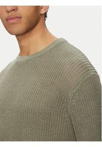 Marciano Guess Sweter 5GHR08 5863Z Zielony Regular Fit. Kolor: zielony. Materiał: len