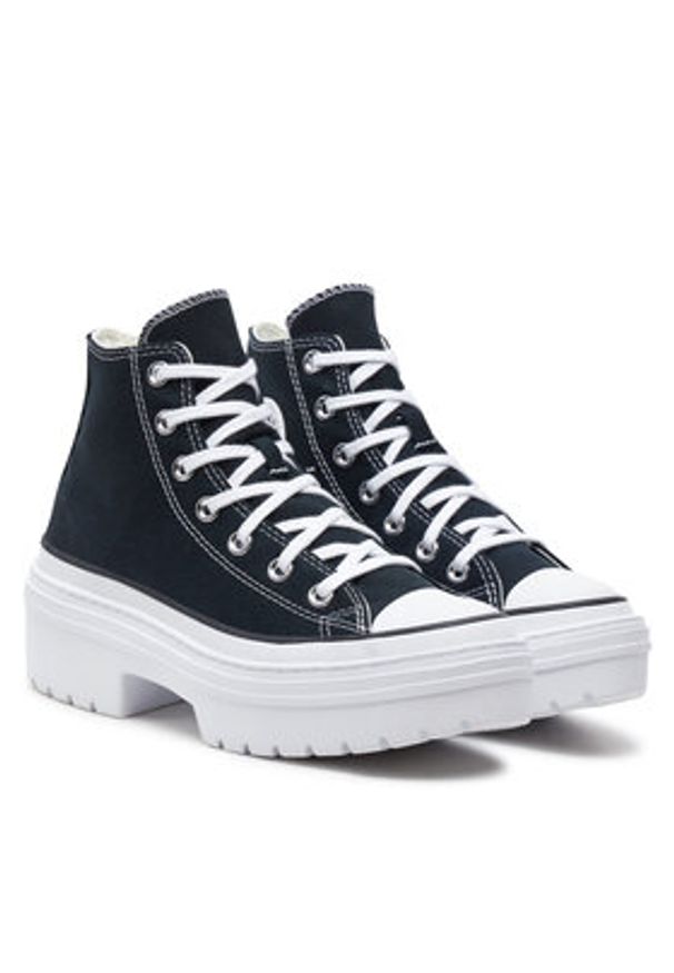 Converse Trampki Chuck Taylor All Star Lugged Heel Platform A08258C Czarny. Kolor: czarny. Materiał: materiał. Obcas: na platformie
