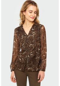 Greenpoint - Elegancka bluzka z nadrukiem. Wzór: nadruk. Styl: elegancki