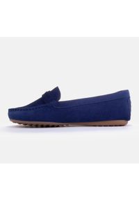 Marco Shoes Mokasyny zamszowe granatowe niebieskie. Kolor: niebieski. Materiał: zamsz. Styl: klasyczny #5