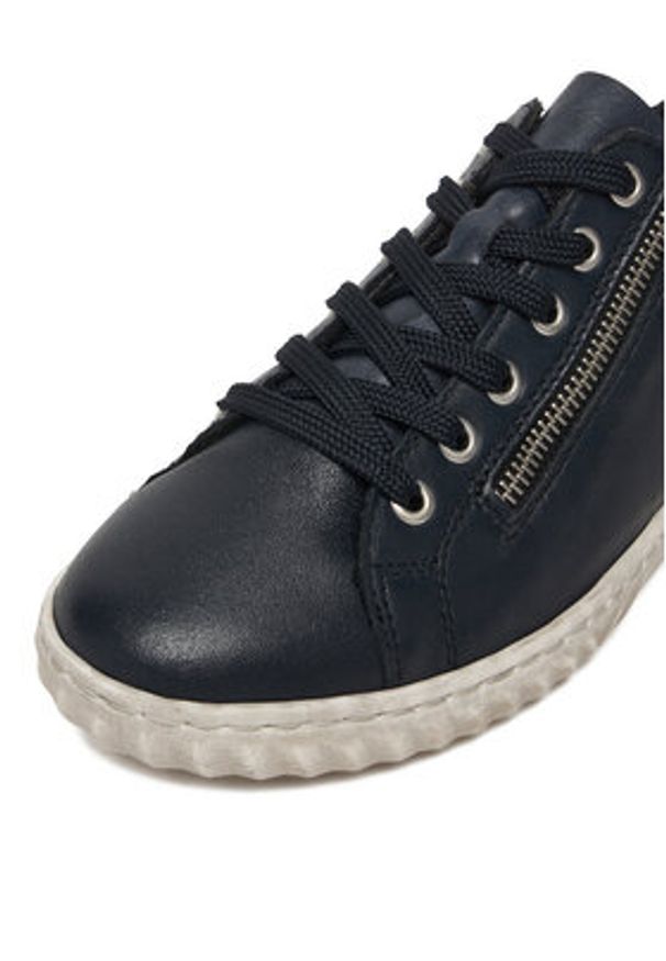 Rieker Sneakersy N0900-14 Czarny. Kolor: czarny. Materiał: skóra