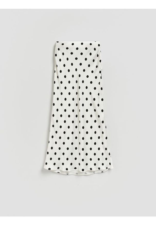 Reserved - Satynowa spódnica maxi - wielobarwny. Materiał: satyna