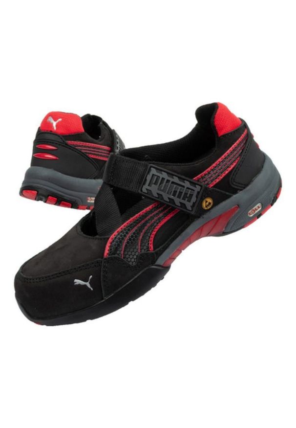 Buty robocze Puma Spring Bhp S1P Src W 64.283.0 czarne. Kolor: czarny. Materiał: guma, skóra, nubuk