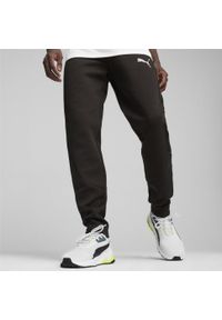 Puma - Męskie spodnie dresowe EVOSTRIPE PUMA Black. Kolor: czarny. Materiał: dresówka. Sport: joga i pilates #2