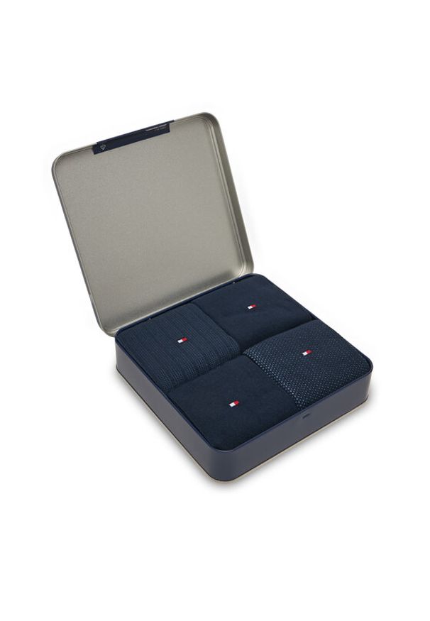 TOMMY HILFIGER - Tommy Hilfiger Skarpety długie 701235378 Granatowy. Kolor: niebieski. Materiał: materiał, bawełna