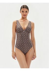 BOSS - Boss Strój kąpielowy Beatrix 50515543 Brązowy. Kolor: brązowy. Materiał: syntetyk #1