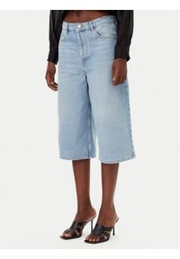 Liu Jo Bermudy UA5187 D4854 Błękitny Regular Fit. Kolor: niebieski. Materiał: jeans, bawełna