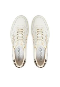 Premiata Sneakersy Micol 7441 Écru. Materiał: skóra
