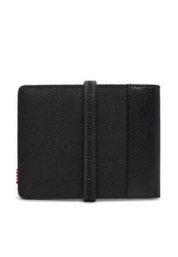 Herschel Duży Portfel Męski Hank 30068 05881 Czarny. Kolor: czarny. Materiał: materiał