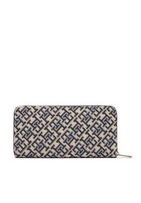 TOMMY HILFIGER - Tommy Hilfiger Portfel Th Icon Lrg Za Jacquard AW0AW18796 Granatowy. Kolor: niebieski. Materiał: materiał #3