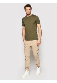 Jack & Jones - Jack&Jones T-Shirt Orrganic Basic 12156101 Zielony Slim Fit. Kolor: zielony. Materiał: bawełna #3
