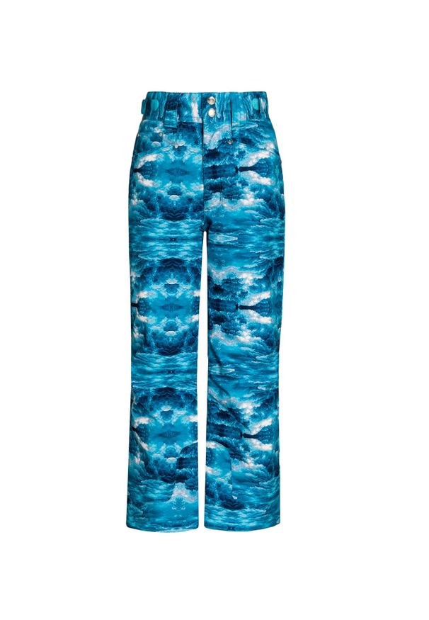 Descente - Spodnie DESCENTE SELENE JR. Materiał: jeans. Wzór: nadruk, aplikacja. Sport: narciarstwo