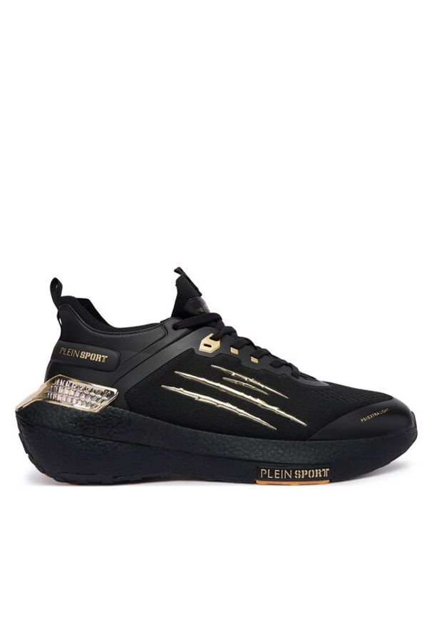 Plein Sport Sneakersy FAES USC0733 STE003N Czarny. Kolor: czarny. Materiał: materiał