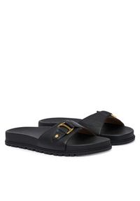 Lauren Ralph Lauren - LAUREN RALPH LAUREN Klapki 802982883002 Czarny. Kolor: czarny. Materiał: skóra #6