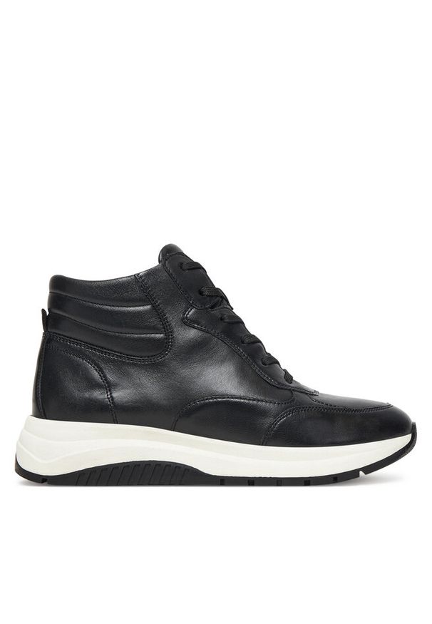 Sneakersy Caprice. Kolor: czarny