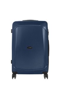 Ochnik - Komplet walizek na kółkach 19'/24'/28'. Kolor: niebieski. Materiał: materiał, poliester, guma #3