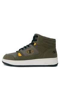 Champion Sneakersy Rebound Mid Winterized Mid Cut Shoe S22131-GS521 Khaki. Kolor: brązowy. Materiał: skóra