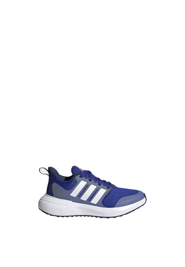 Adidas - Buty dziecięce do biegania FortaRun 2.0 Cloudfoam Lace Shoes. Kolor: niebieski, biały, wielokolorowy. Materiał: materiał. Model: Adidas Cloudfoam. Sport: bieganie