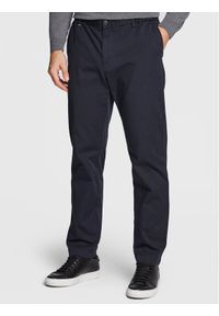 BOSS - Boss Spodnie materiałowe Kane-Ds 50478577 Granatowy Slim Fit. Kolor: niebieski. Materiał: bawełna