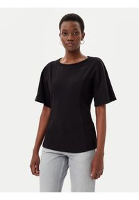 Liu Jo T-Shirt TA5108 JS003 Czarny Regular Fit. Kolor: czarny. Materiał: bawełna