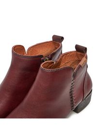 Pikolinos Botki W6W-8950 Bordowy. Kolor: czerwony. Materiał: skóra #5