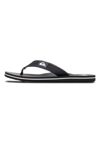 Japonki plażowe męskie Quiksilver MOLOKAI LAYBACK. Okazja: na plażę. Kolor: czarny. Sezon: lato