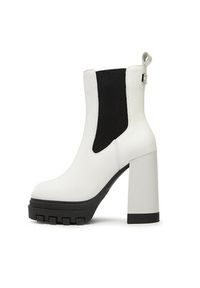 Tommy Jeans Botki Tjw High Heel Chelsea EN0EN02306 Biały. Kolor: biały. Materiał: skóra #6