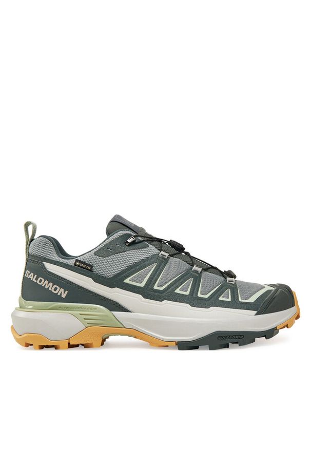 salomon - Trekkingi Salomon. Kolor: szary. Technologia: Gore-Tex. Sport: turystyka piesza