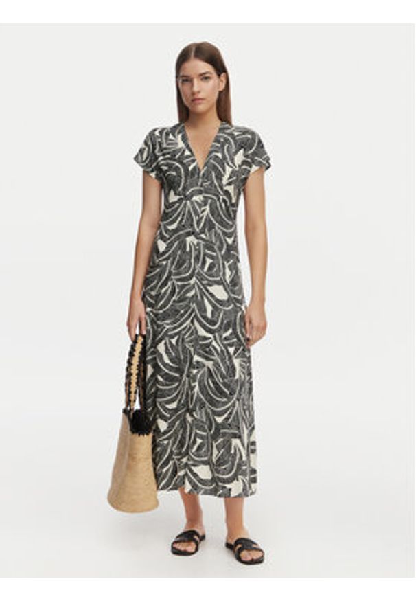 only - ONLY Sukienka codzienna Nova 15317842 Szary Regular Fit. Okazja: na co dzień. Kolor: szary. Materiał: wiskoza. Typ sukienki: proste. Styl: casual